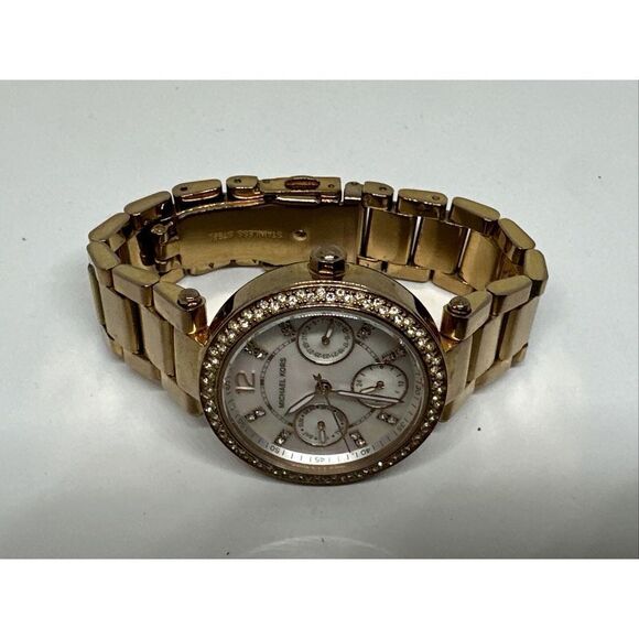 Michael Kors Mini Parker MK5616 Women\'s Rose Gold Analog Dial Quartz Watch NUL62 main image 4